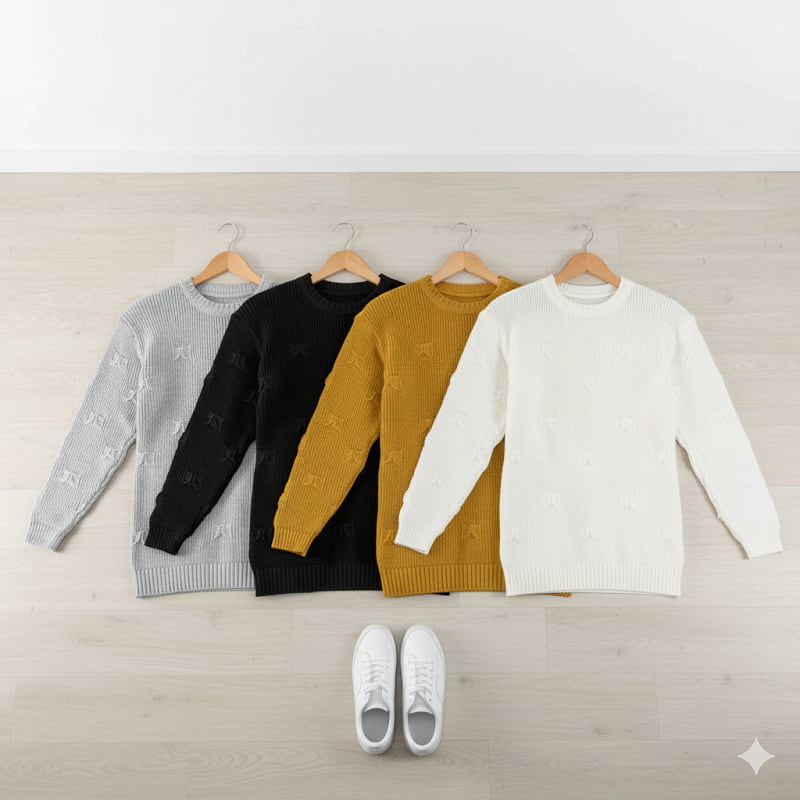 پلیور زاپ دار مشکی مردانه مدلDeta